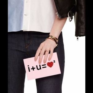 Kate Spade Wedding Belles Carlene Heart Clutch